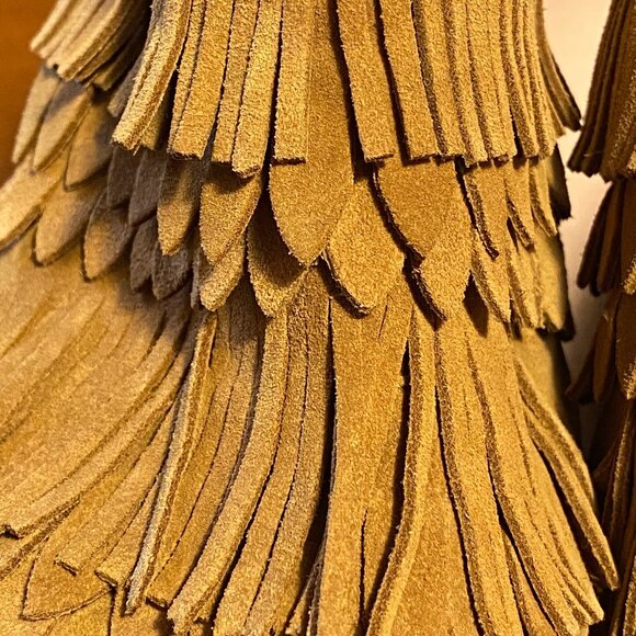 Lucky Brand Fringed Platform Wedge Women's Size 9 - Picture 5 of 11